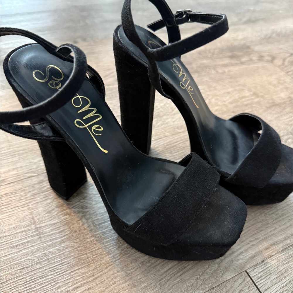 Black Women's Platform Heels